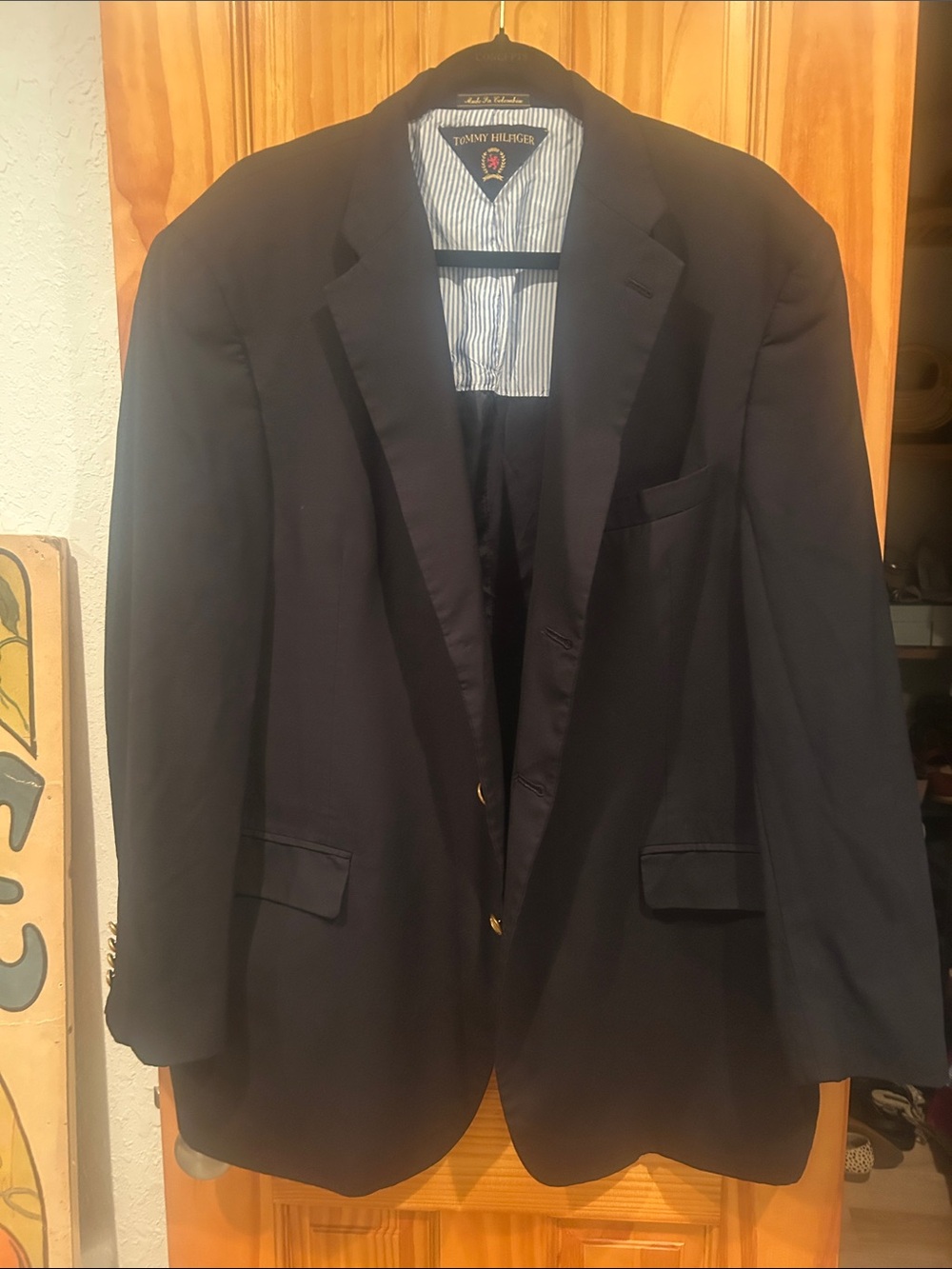 Tommy Hilfiger Dark Navy Single-Breasted Blazer